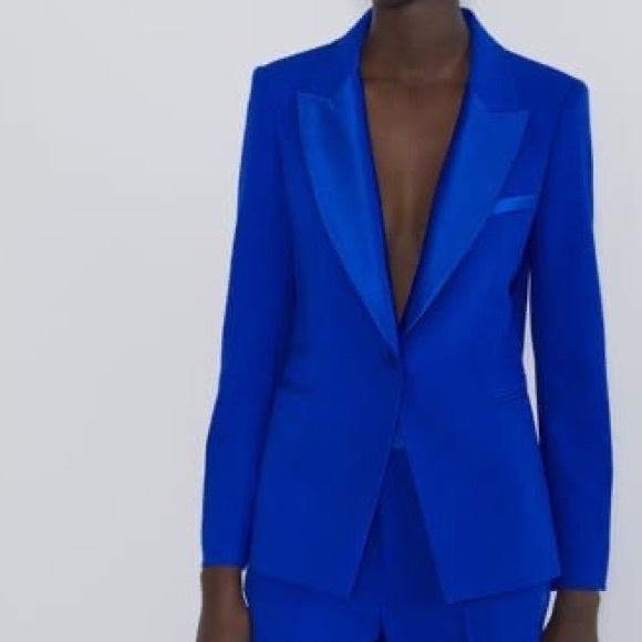 zara tuxedo blazer